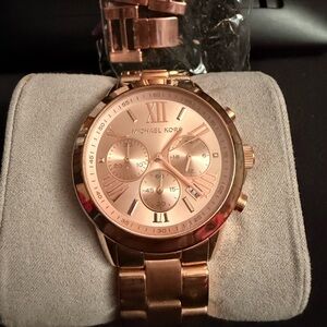Michael Kors Rose Gold Chronograph Timepiece
